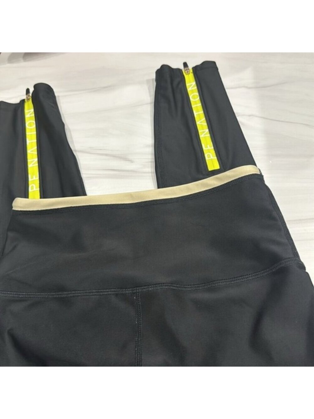 P.E. Nation Steady Run 7/8 Legging Black Yellow XS PE Nation - Picture 10 of 10